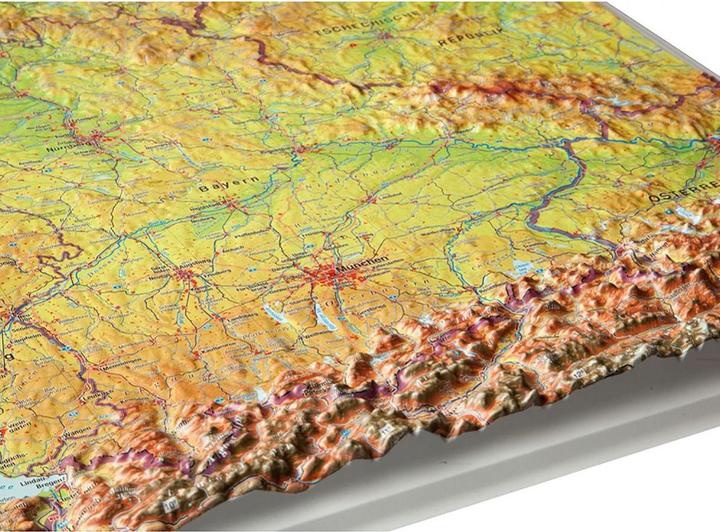 Produktbild 3D Reliefkarte Deutschland