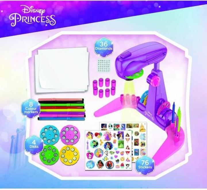Actual product image Lisciani Princess Projector Drawing School