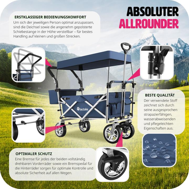 Actual product image tectake Nico Collapsible Handcart