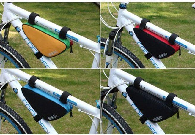 Produktbild Roswheel Universal Triangel Fahrrad Tasche für den Fahrradrahmen (1.50 l, Rahmentasche)