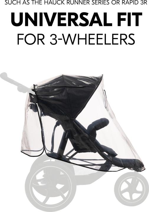 Image du produit Hauck Pushchair Raincover 3W