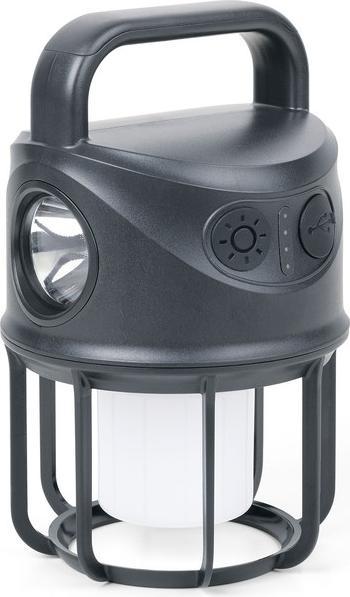 Troika NIGHT OWL Campinglampe und Powerbank, schwarz