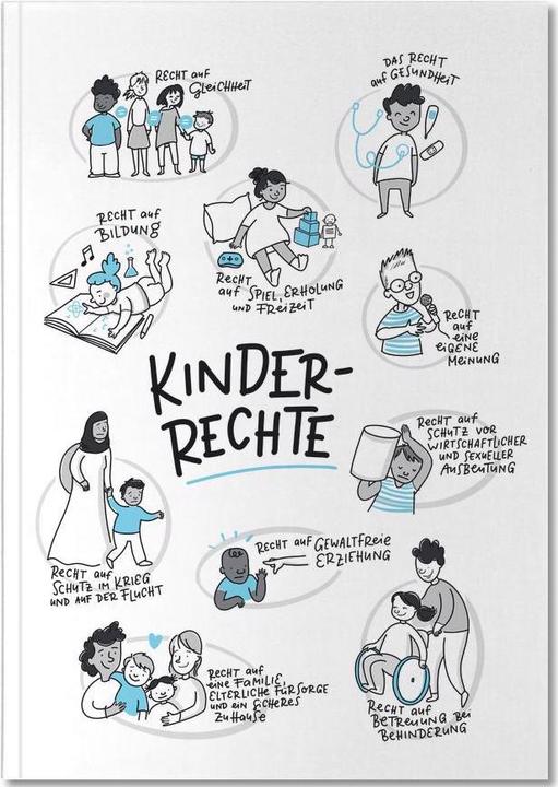 Actual product image Juniqe Kinderrechte - Nursery & Art for Kids (A4, Dotted)
