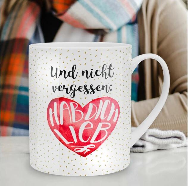 Produktbild Sheepworld Kaffeetasse Und nicht vergessen 600 ml, 1 Stück (600 ml, 1 x)