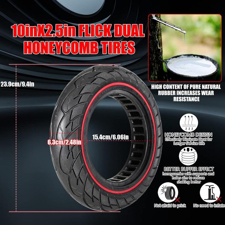 Actual product image Aloskart E-scooter spare tyres