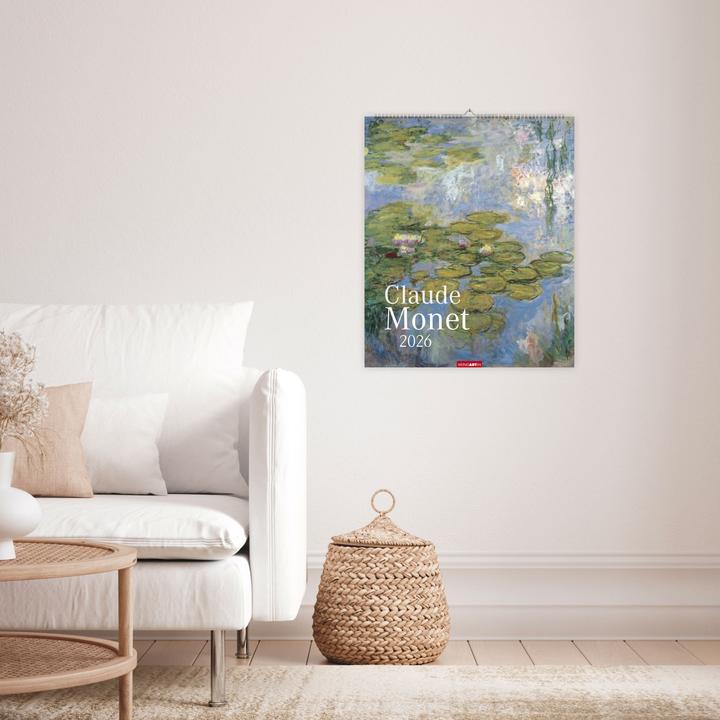 Produktbild Claude Monet Kalender 2026 (46 x 55 cm, Deutsch, Englisch)