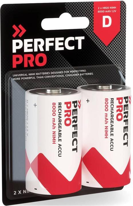 Immagine prodotto PerfectPro Batteria D 2 pezzi (2 pz., 8000 mAh)