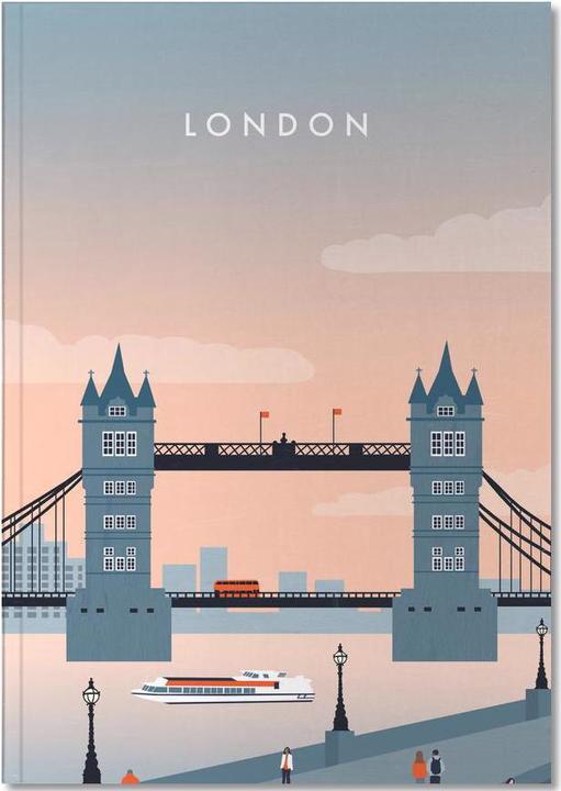 Image du produit Juniqe London - Vintage voyage (A4, Pointillés)