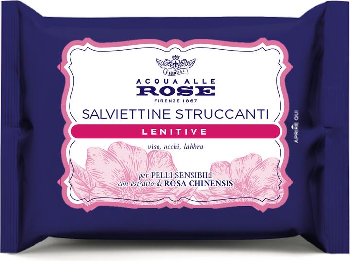 Acqua alle rose Sensitive Gesichts-Reinigungstücher 20 pz. (Reinigungstücher, 498.67 ml)