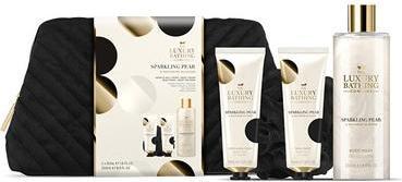 Image du produit Grace Cole Set de cadeaux de soins du corps dans un sac cosmétique Pear & Nectarine flower 4 pcs (Set soin du corps)