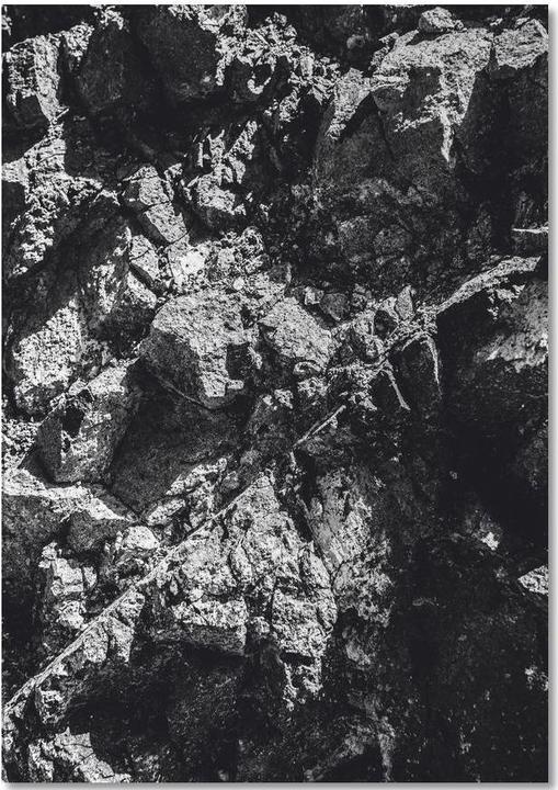 Image du produit Juniqe Rock Pattern 1 - Nature (A4, Blanc)