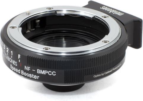 Immagine prodotto Metabones Speed Booster da Nikon G a Blackmagic BMPCC MFT