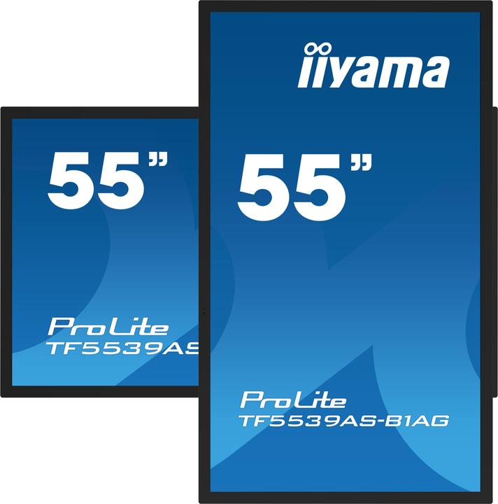 Produktbild iiyama 139cm (54,6") TF5539AS-B1AG 16:9 M-Touch 2xHDMI+Dp (3840 x 2160 Pixel, 54.60")