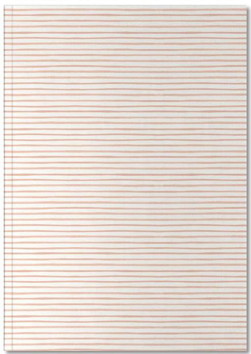 Produktbild Juniqe Blush Watercolor Stripes - Muster (A4, Liniert)