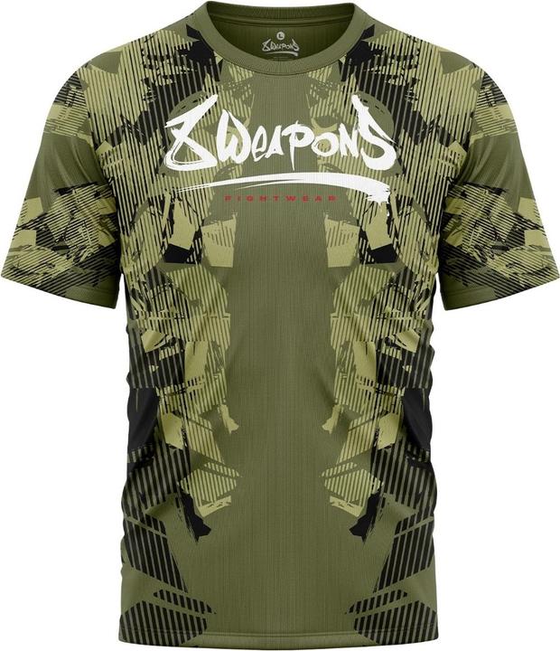 8Weapons 8 WEAPONS Functional T-Shirt, Hit 2.0, olive-black, M (M)