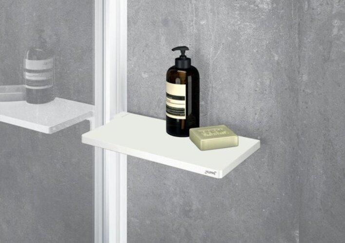 Produktbild Hüppe Duschablage Hppe Select+ silber matt