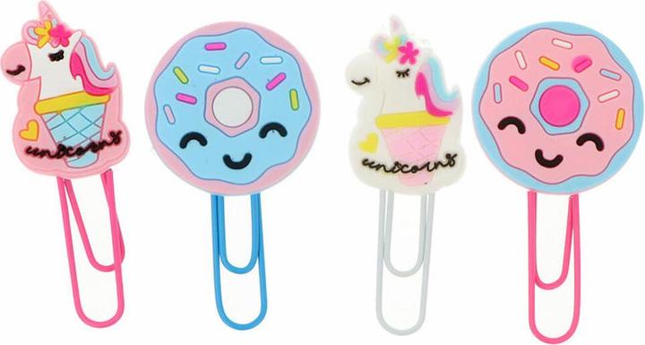 Produktbild Inca Clips Unicornos y Donuts 6 X 2,5 Cm 4 U (4 Stk.)
