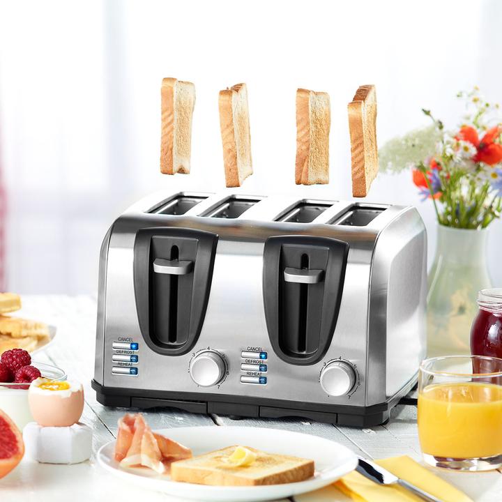 Produktbild Rosenstein & Söhne Edelstahl-Toaster