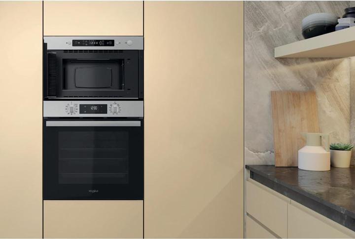 Produktbild Whirlpool MBNA920X Einbau-Mikrowelle mit Grill 22 L 750 W Edelstahl (22 l)