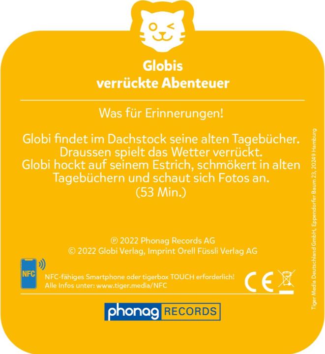 Produktbild Tigermedia tigercard - Globis verrückte Abenteuer (Schweizerdeutsch)