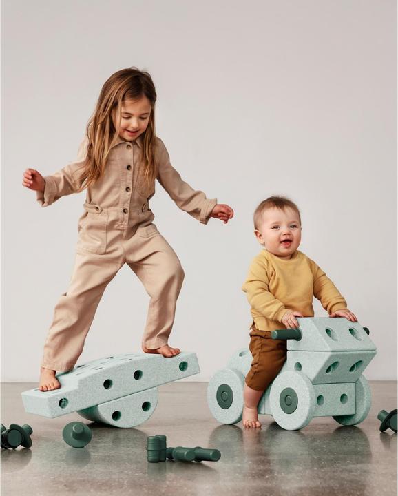 Produktbild Modu Dreamer-Set - XXL Bauset Balance-Spielzeug, Rutscher, Wippe