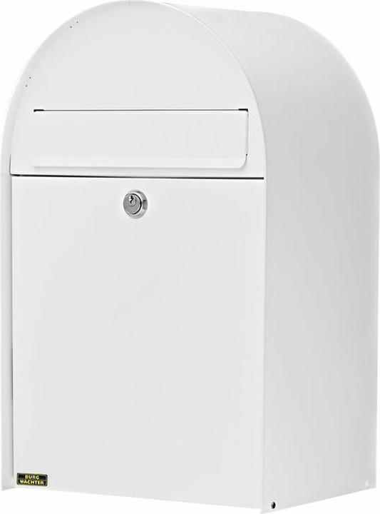 Image du produit Burg Wächter Boîte aux lettres acier galvanisé l x h x p 475/300/222 mm Nordic 680 blanc avec arrêt d'ouverture