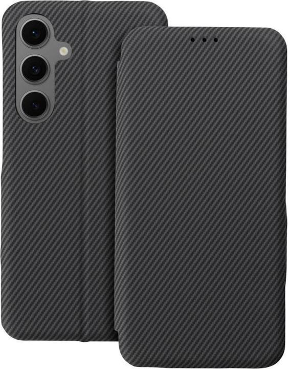 Produktbild OEM Back panel cover FOLIO Side Magnet book case compatible with S-PEN for SAMSUNG S24 ULTRA grey (Samsung Galaxy S24 Ultra)