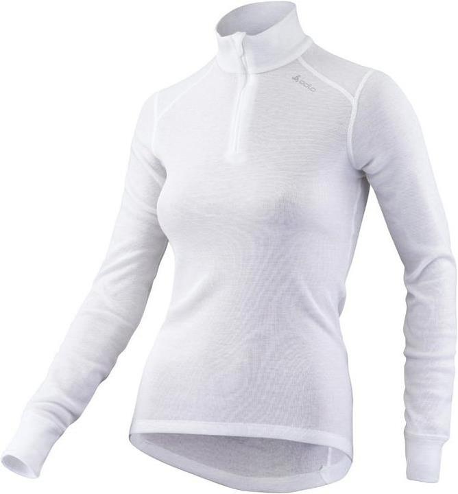 Odlo Tee Shirt Chaud WARM Femme Manches Longues Col Zip (XL)