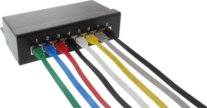 Produktbild InLine 0,5m Patchkabel flach, U/UTP, Cat.6 (U/UTP, CAT6, 0.50 m)