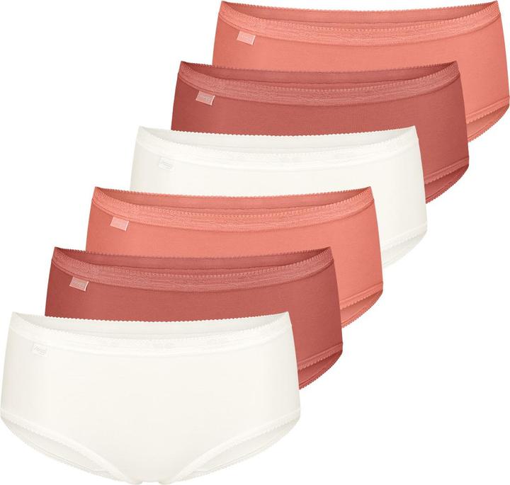 Immagine prodotto Sloggi 6er Pack Basic+ Midi Slip (42, XL, confezione da 6)