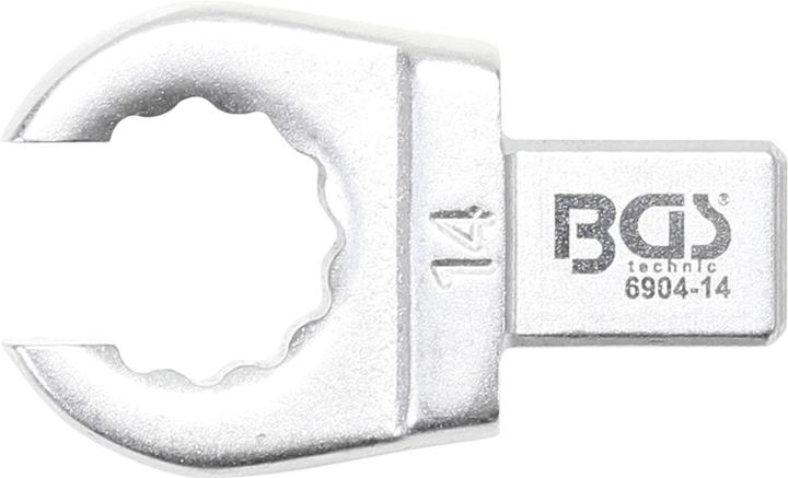 BGS Einsteck-Ringschlüssel offen 14 mm Aufnahme 9 x 12 mm (14 mm)