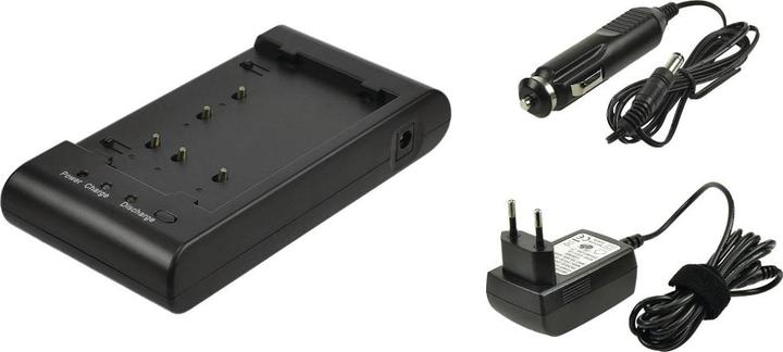 Immagine prodotto 2-Power Caricabatterie per videocamere (Caricabatterie per fotocamere)