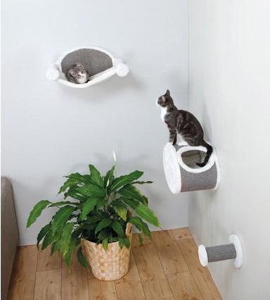 Actual product image Trixie Cosy cave for wall mounting (30 cm, Grey, White)