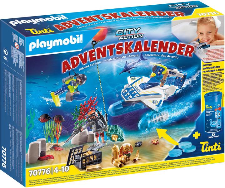 Actual product image Playmobil Bathing fun police diving operation