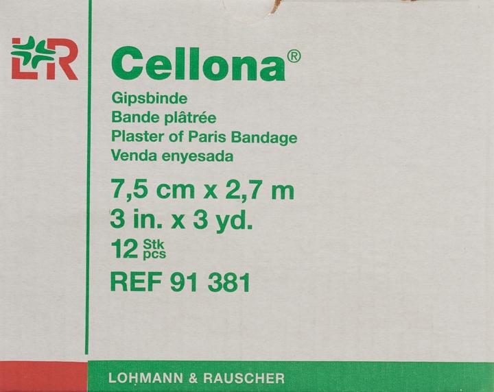 Actual product image Lohmann & Rauscher Gipsbinden 2.75mx7.5cm feincremig