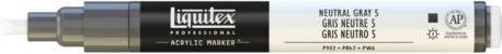 Actual product image Winsor & Newton Paint Marker Fin Neutral Grey 5 5599 (Black, White, 1 x)