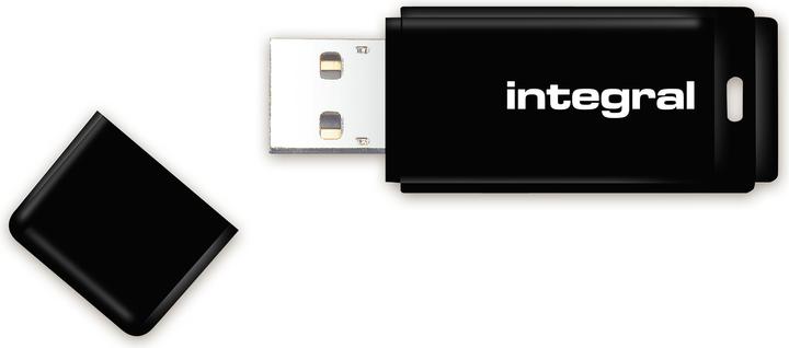 Actual product image INFD128GBBLK 128GB USB 2.0 Type A Black USB Flash Drive (128 GB, USB-A)