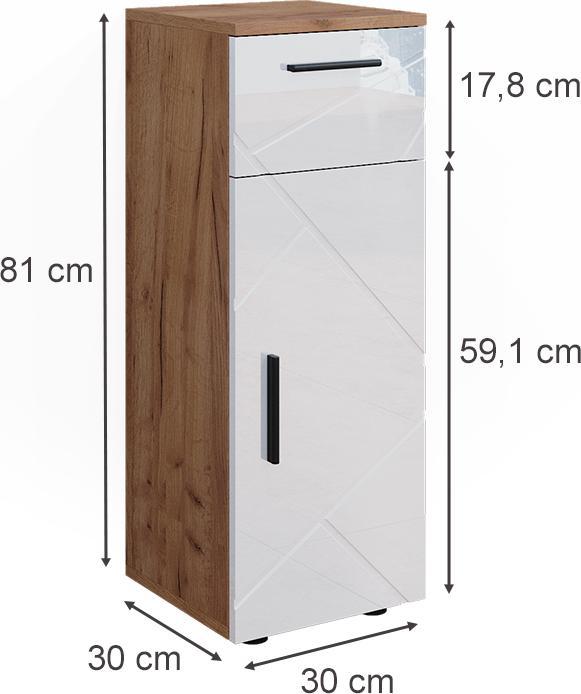 Produktbild Vicco Irma (30 x 30 x 81 cm)