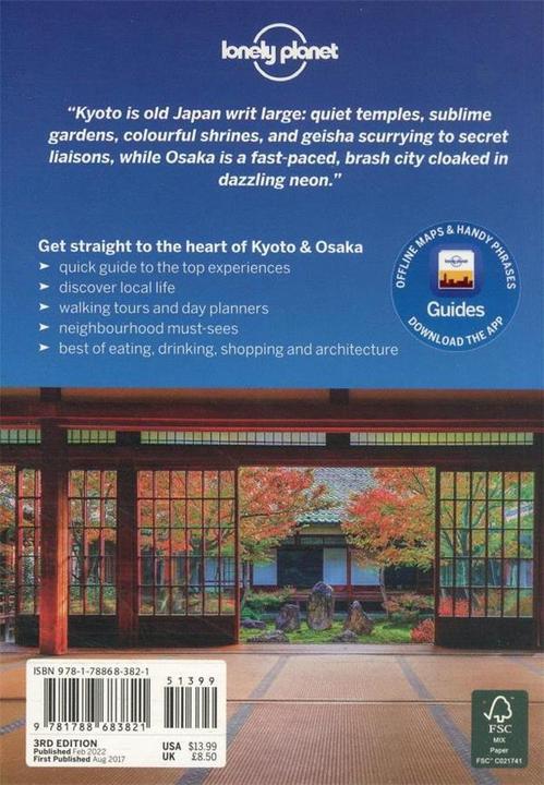 Produktbild Kyoto & Osaka (Englisch, Kate Morgan, 2022)