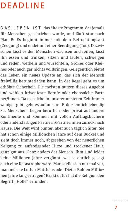 Nährwerte und Zutaten Überleben ab 70 (Deutsch, Peter Butschkow, 2017)