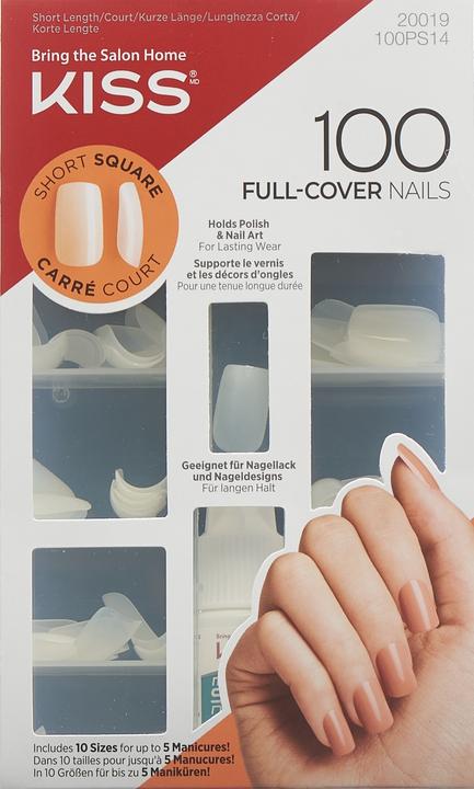 Actual product image KISS French Manicure (Artificial nails, Short Square)