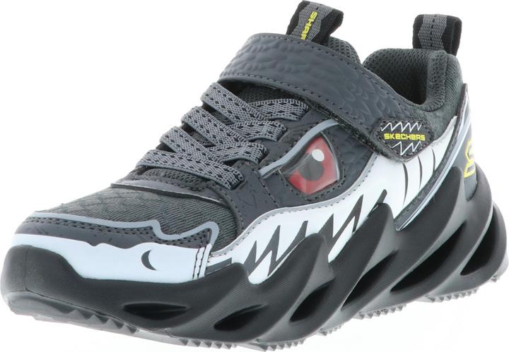 Skechers 402112L/CCBK Shark-Bots-Surf Patrol Kinder Jungen Sneaker Turnschuhe Halbschuhe anthrazit/g (28)