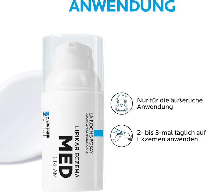 Actual product image La Roche Posay Lipikar Eczema Med Cream (Body cream, 30 ml)
