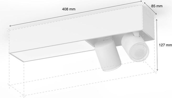 Immagine prodotto Philips Hue Centris Base BT (1540 lm, GU10)