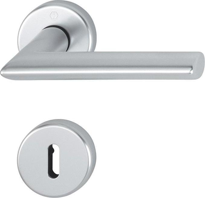 Wilka Flachschliessblech U-Schliessblech Edelstahl matt käntig Breite 24 x Länge 380 mm DIN links / rechts (Türgriff)