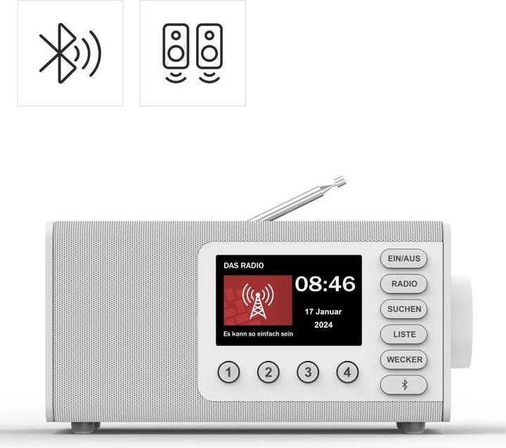 Productafbeelding Hama DR1001BT (DAB+, FM, DAB, Bluetooth)