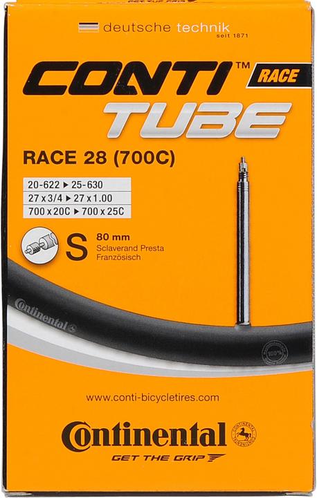 Actual product image Continental Race Standard (Presta (SV), 28", 80 mm)