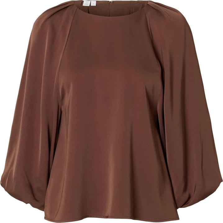 Immagine prodotto Selected Femme Satin Bluse mit 3/4 Ärmeln (38)