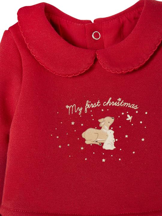 Produktbild Vertbaudet Weihnachtliches Baby-Set: Kleid, Haarband & Strumpfhose (74)