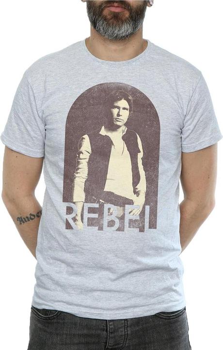 Immagine prodotto Star Wars Han Solo Rebel Maglietta Uomo (XL)